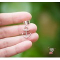 Кафф "Серебряный якорь". Без прокола